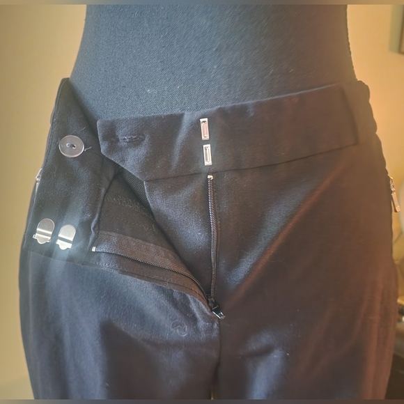 Suzy Sheir Black Dress Pants Straight Leg - Picture 5 of 11